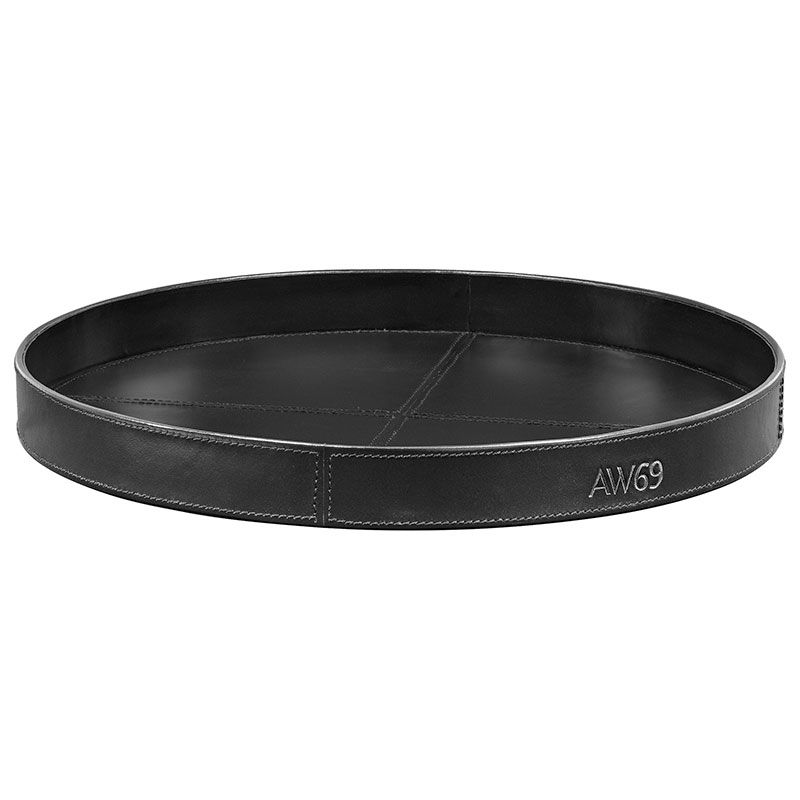 Mendoza Rund Bakke Sort Artwood