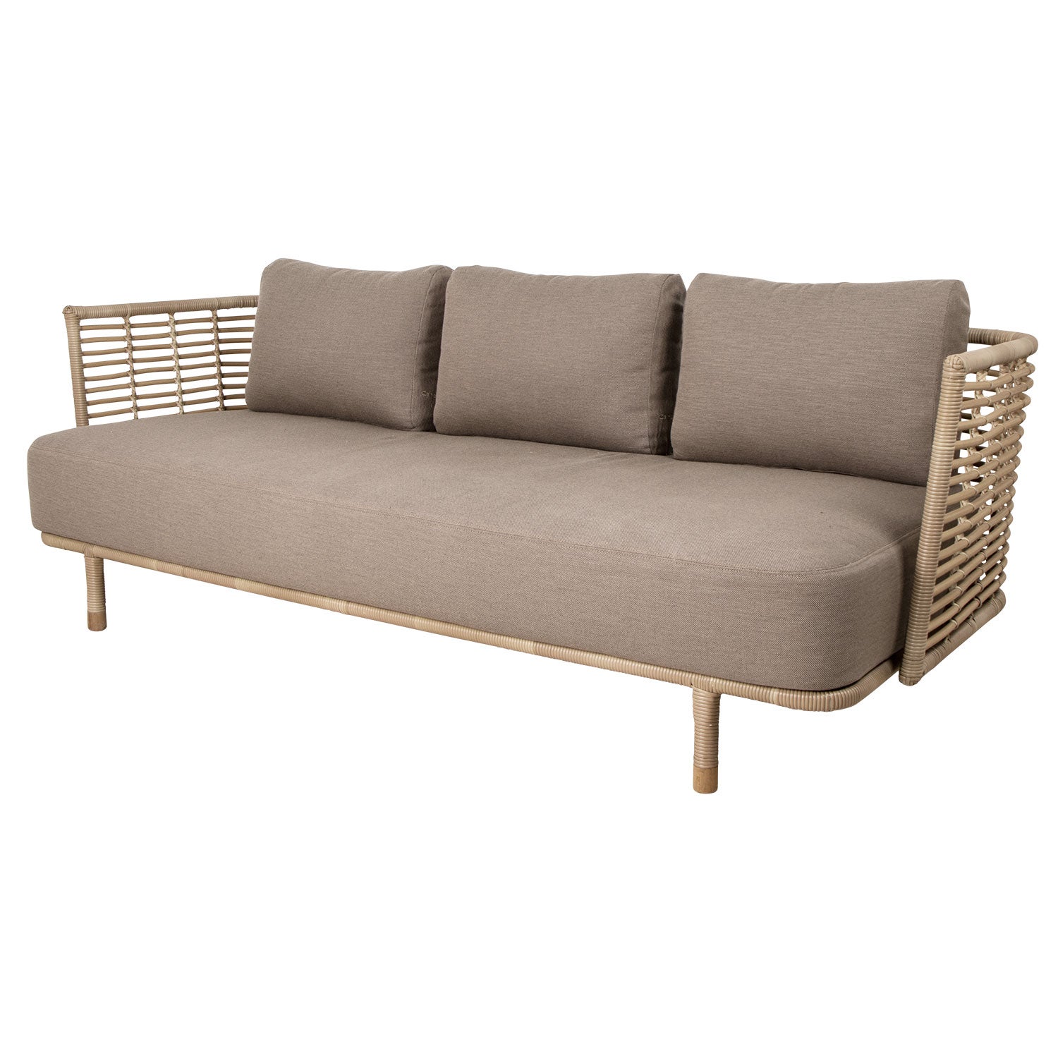 Cane-line, Sense 3-personers sofa Taupe billede