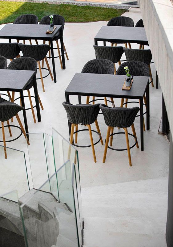 Peacock barstol Mørkegrå