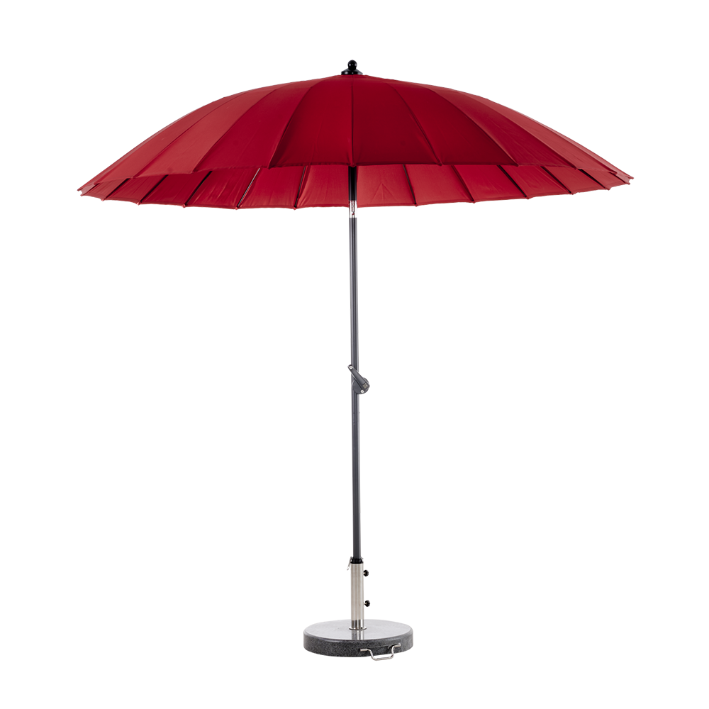 Brafab, SHANGHAI Ø270 cm Antracit/rød