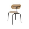 Curious Spisestol Eg/Sort Metal