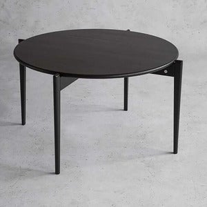 Tilia sofabord Ø88 cm Sortbejdset eg