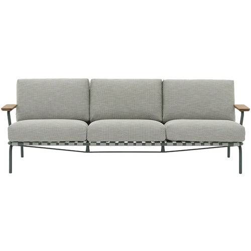 Settle 3-personers sofa Ribbed Weave 2/Dark Green 