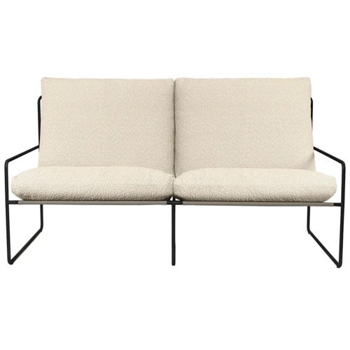 Desert 2-personers sofa Black/Off-white