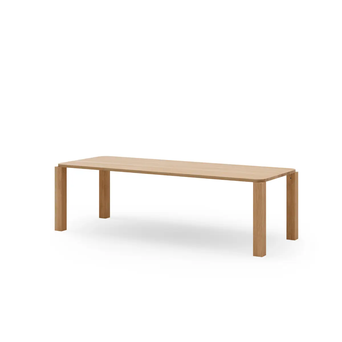 Atlas Spisebord 250x95 Naturlig eg