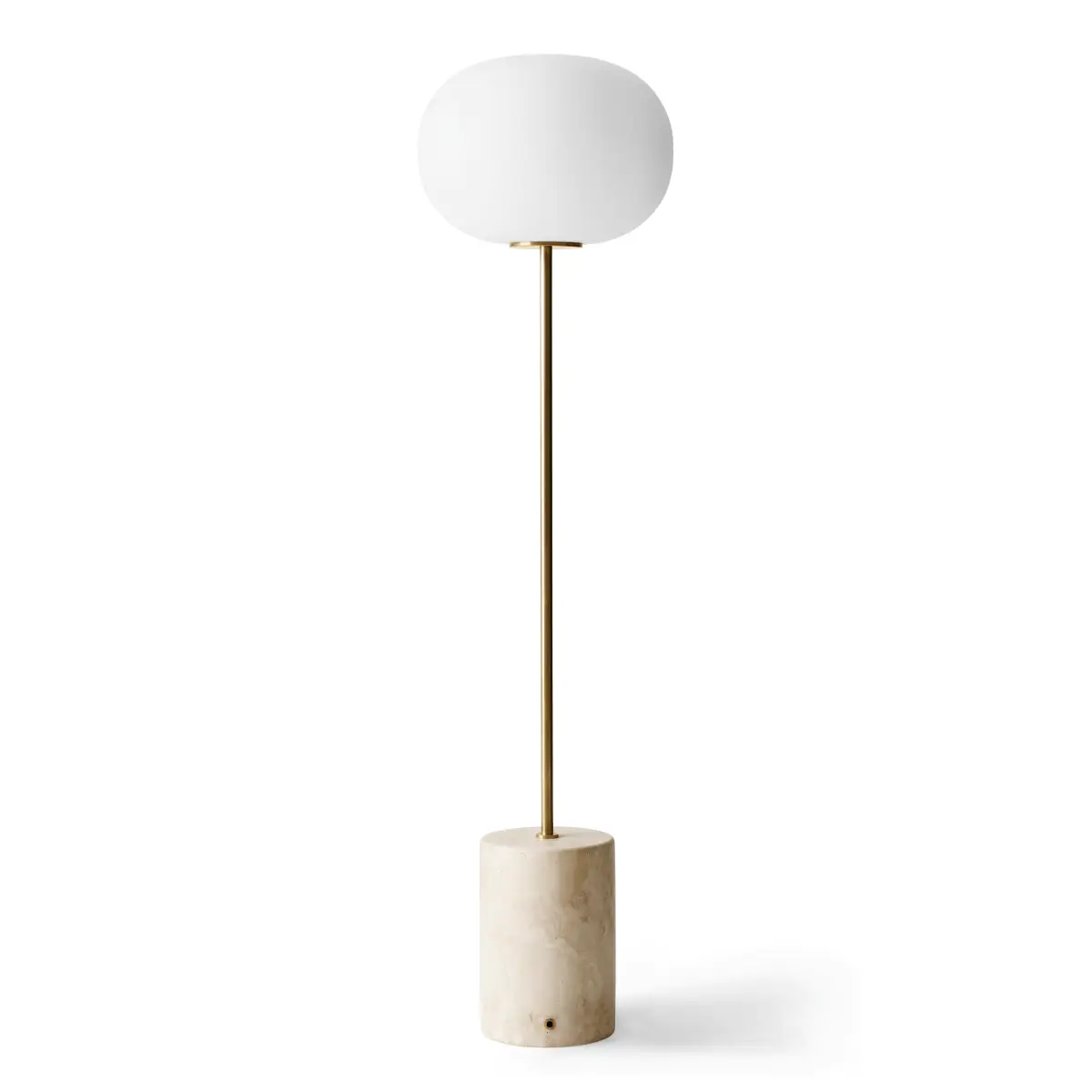 Audo CPH, JWDA Gulvlampe Travertin, Sand/Messing, Børstet
