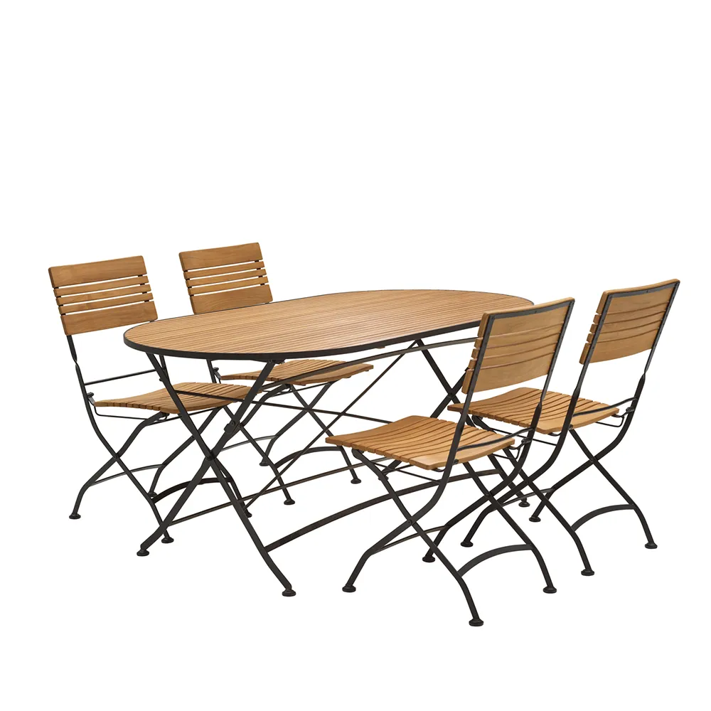 Brewer bord 85x160 cm  Sort / Teak