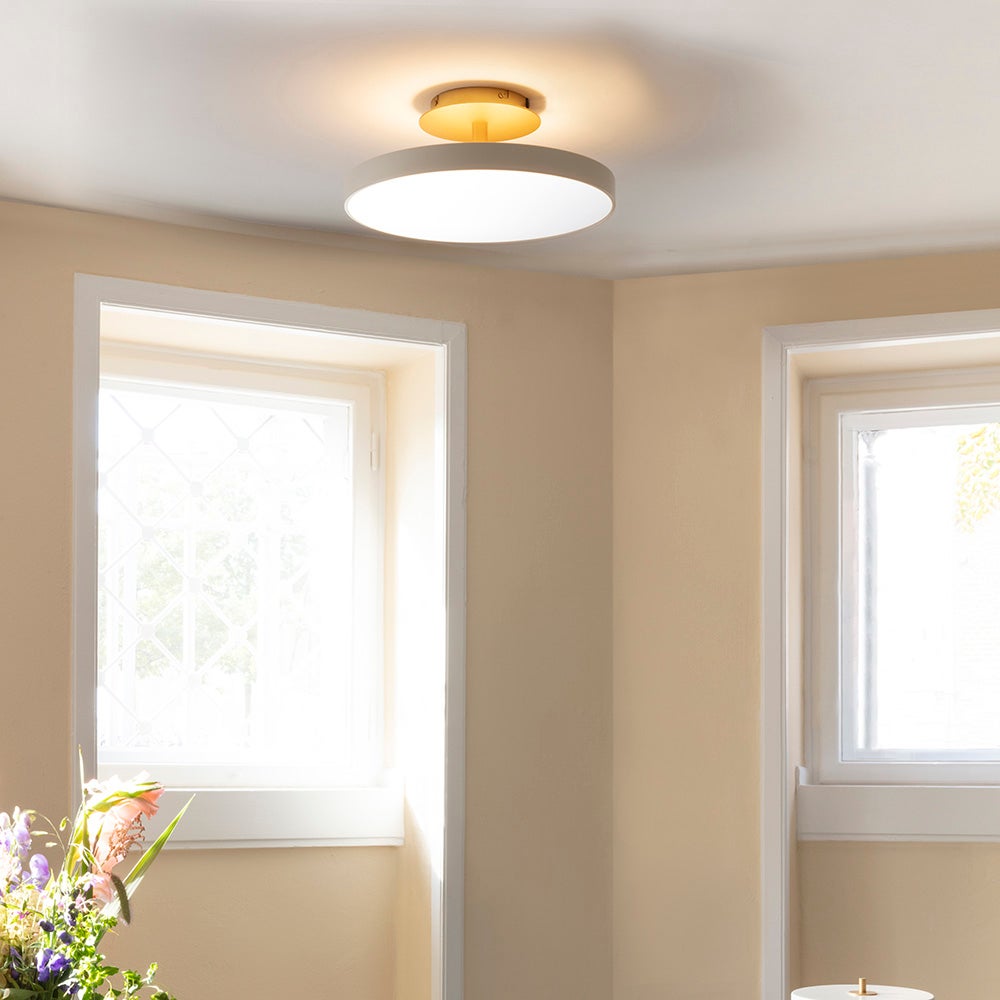 Asteria Up Loftlampe M Ø43 cm Pearl White