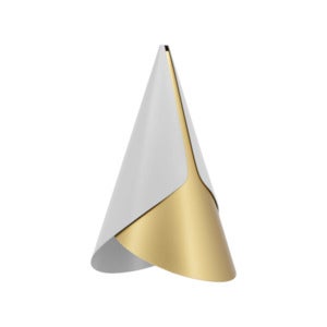 Cornet Lampeskærm Nuance Mist/Brass