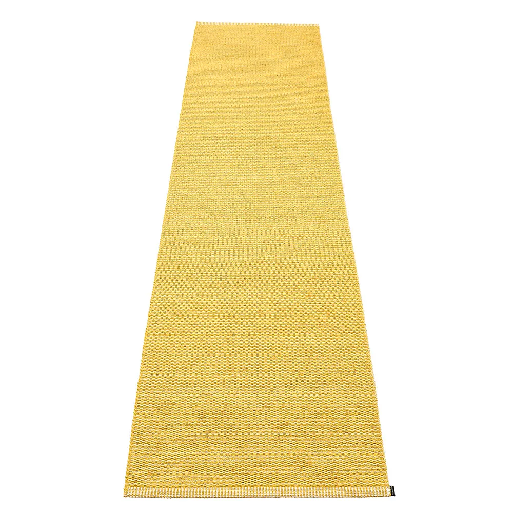 Pappelina, Mono tæppe Pale Yellow/ Mustard 70 x 300 cm