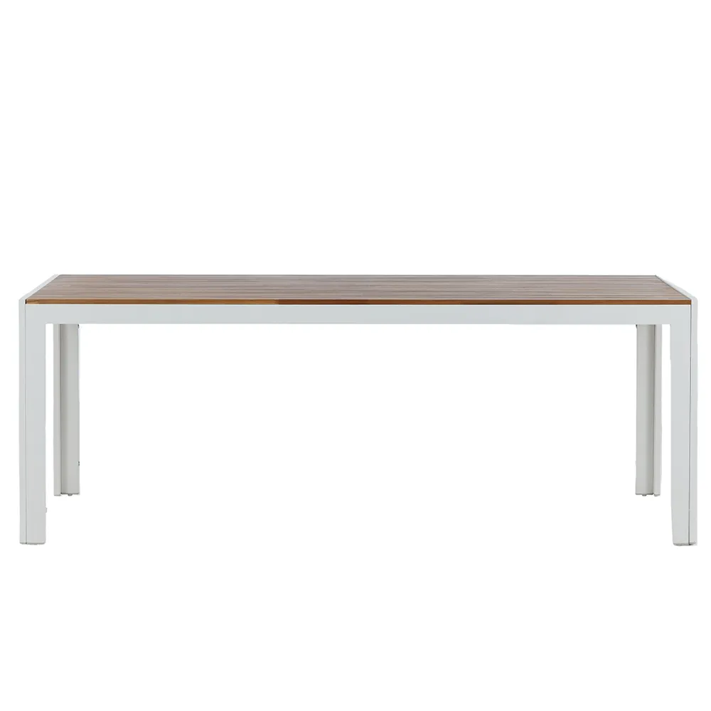 Venture Design Bois spisebord 90×205 cm Hvid/Acacia