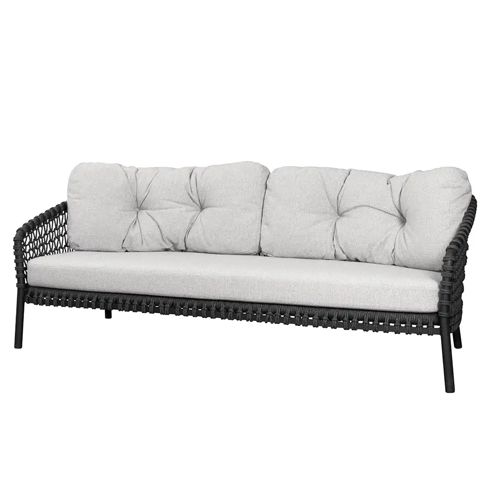 Ocean pude sæt, light brown, til 3-personers sofa