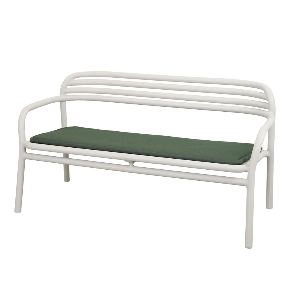 Bliss sofa, stabelbar Sand, aluminium
