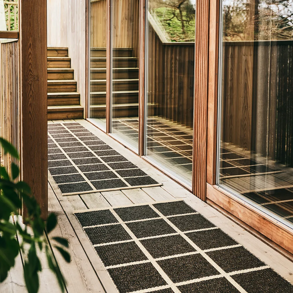 Vævet Tæppe Criss Dark Brown 70x300 cm