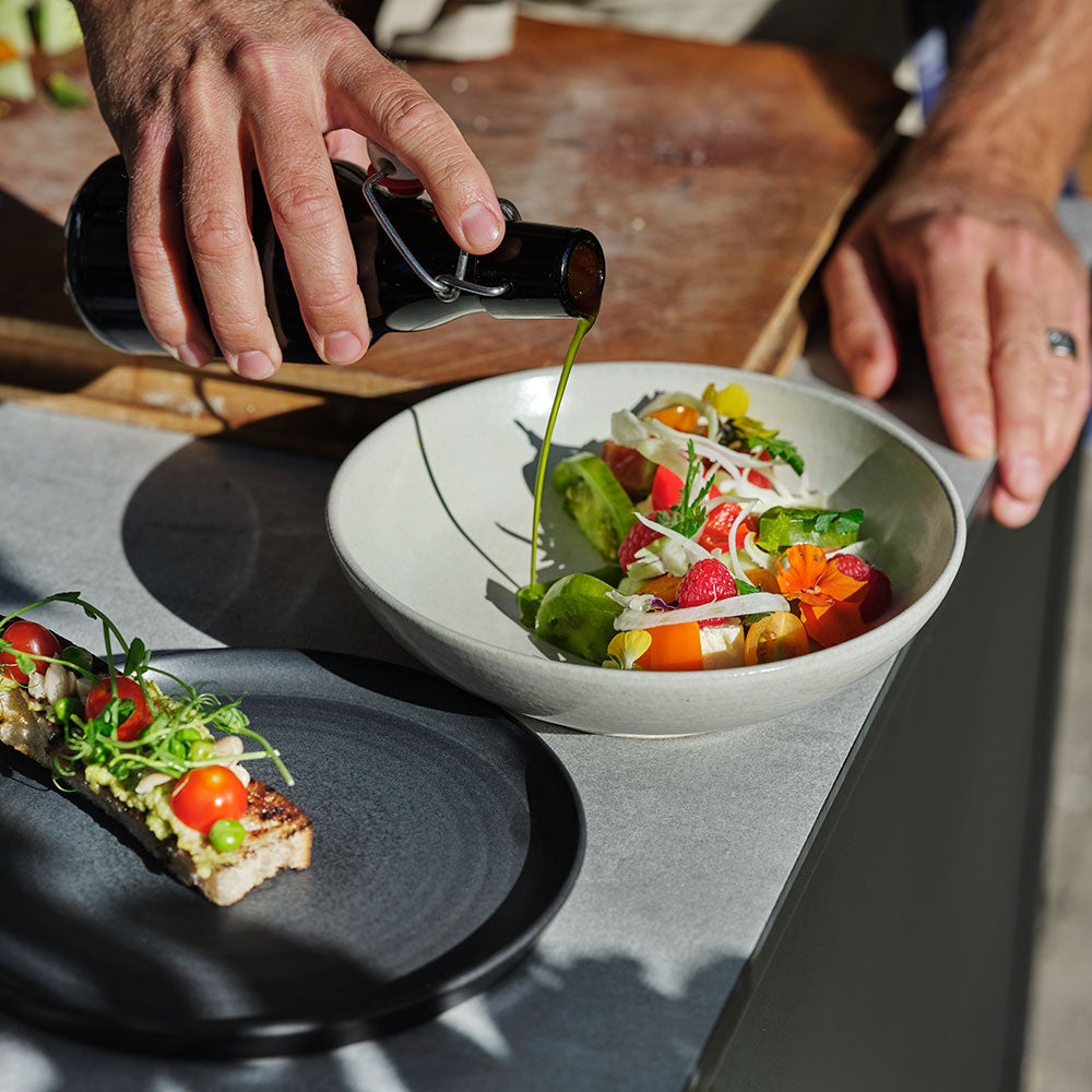 Fornax Køkkendel Stor Sort/Grå Brafab