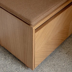 Opbevaringsbænk Hideaway Gitter – Sugar Brown