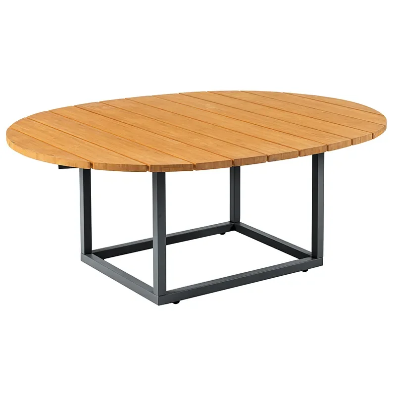 Brafab, Olive sofabord 80x110 cm antracit / bamboo