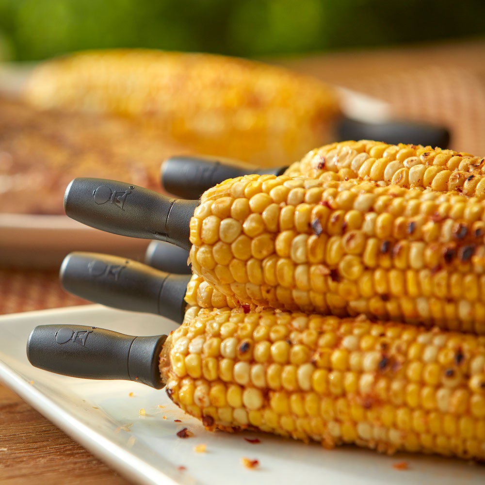 Majsholder 4-pak Rustfrit Stål/Nylon Weber