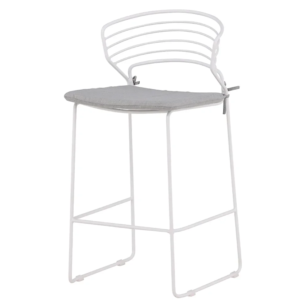 Milano barstol hvid 4-pak