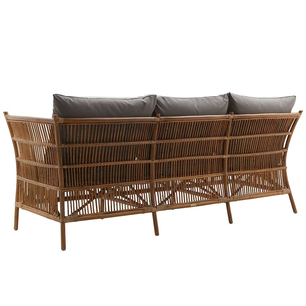 3-personers sofa Donatello i antik rattan