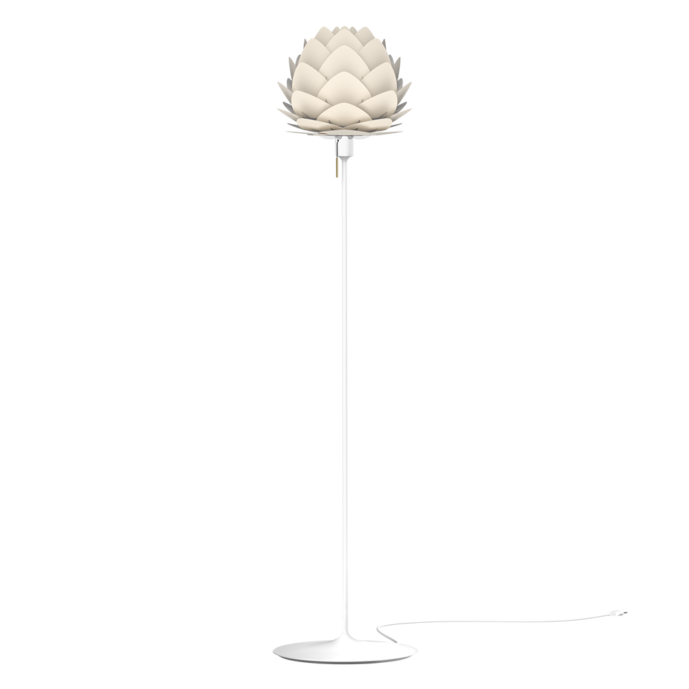 Aluvia Lampeskærm Ø40 cm Pearl White