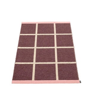 Vævet Tæppe Criss Pop Burgundy