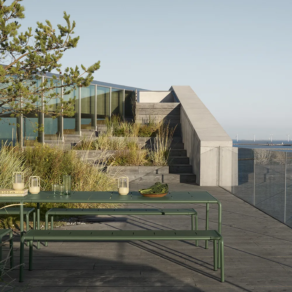  AVANTI Spisebord 153x98 cm olivengrøn