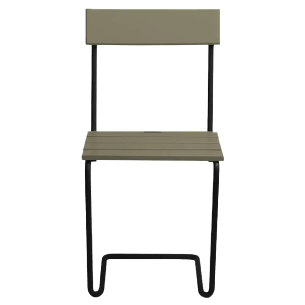 Stol 1 Grønlakeret eg / sort Stander