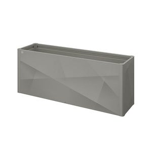 Dyrkningsbed 2 x 0,5 X-Design metallic quartz grå