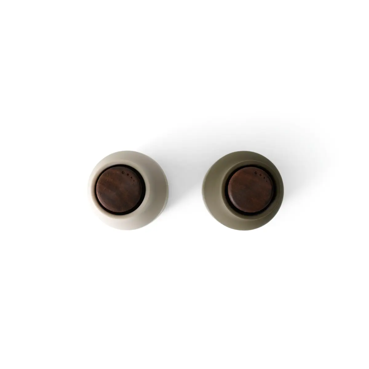 Bottle Grinder 2-pak Large - Jagtgrøn, Beige / Valnød