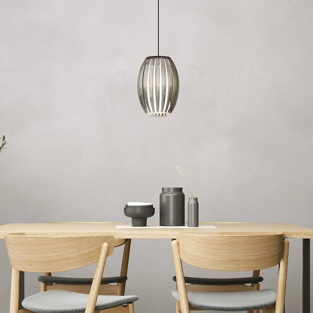 Tentacle pendel M Sort/Røg E27