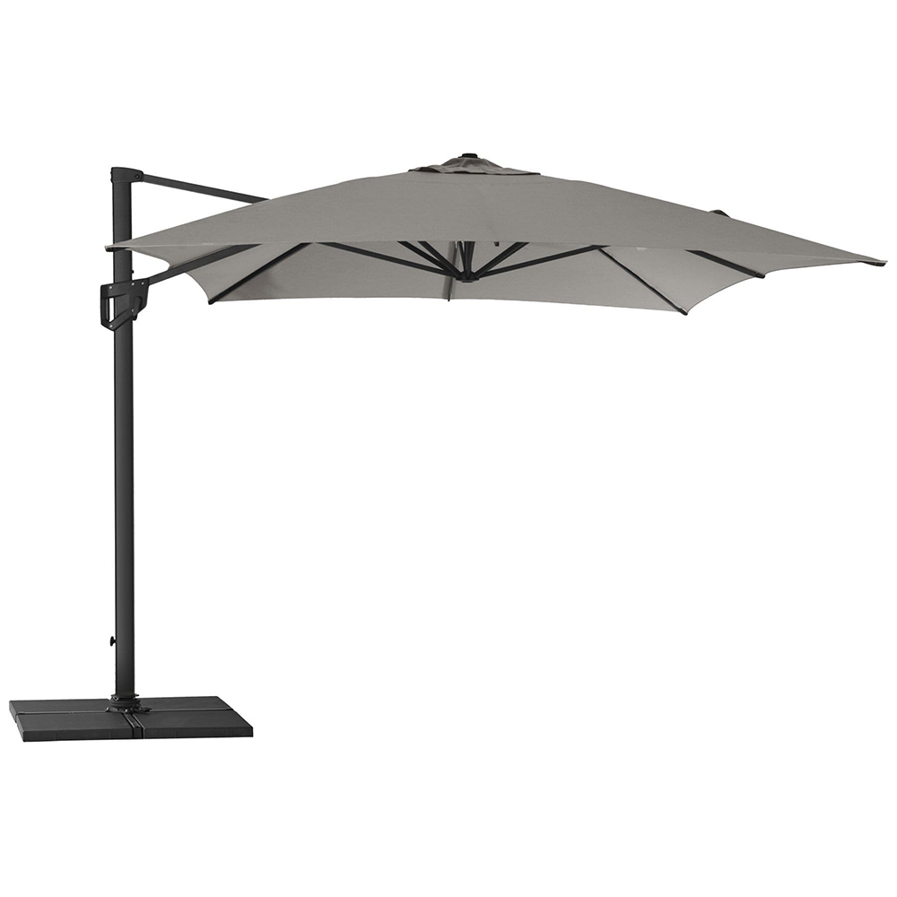 Cane-Line Hyde Luxe 300×400 cm Taupe Frithængende parasol