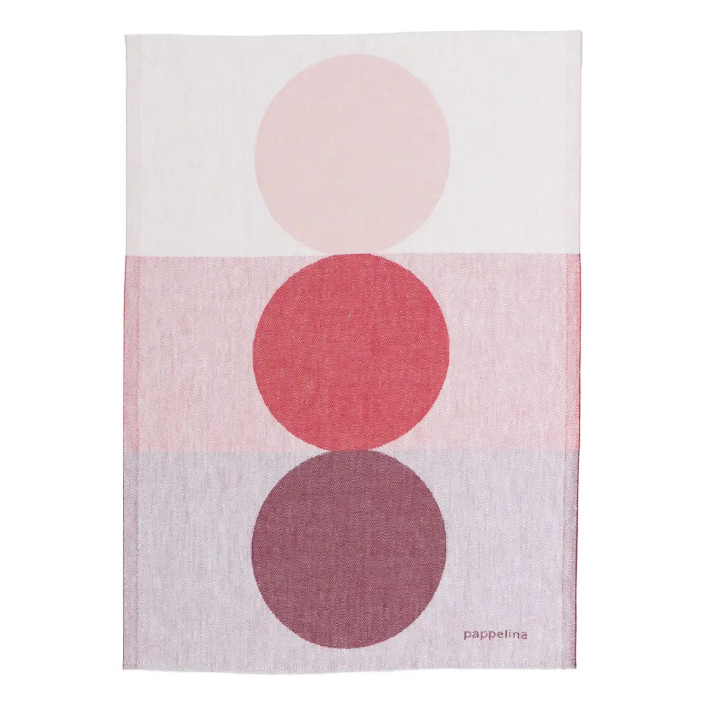 Pappelina, Woven Kitchen Towel Otto Red 46 x 66 cm