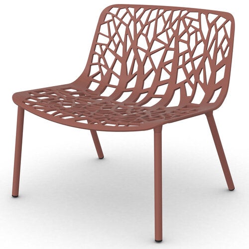 Forest loungelænestol Terracotta 