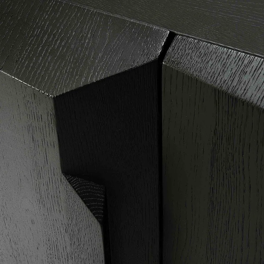 Stairs Skænk 46x150 cm Sort eg