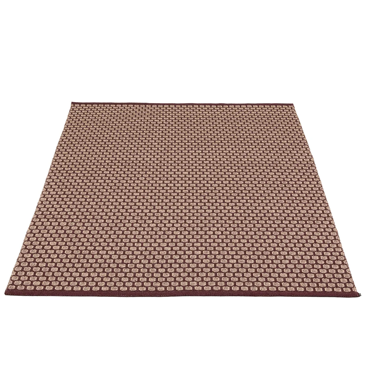 Vendbar Plastmåtte MIMI Burgundy/Cream 180x260 cm