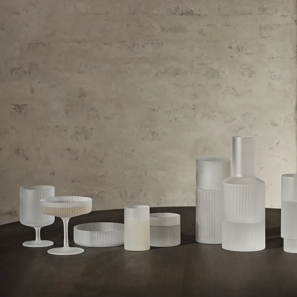 Ripple Vinglas i 2-pak- Frosted