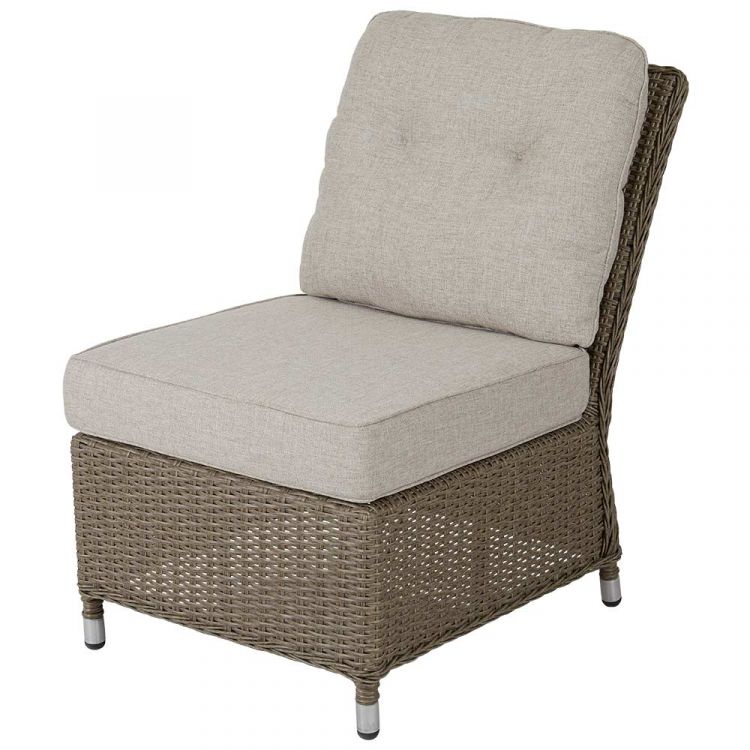 Hornbrook Midtersektion Polyrattan Beige Brafab