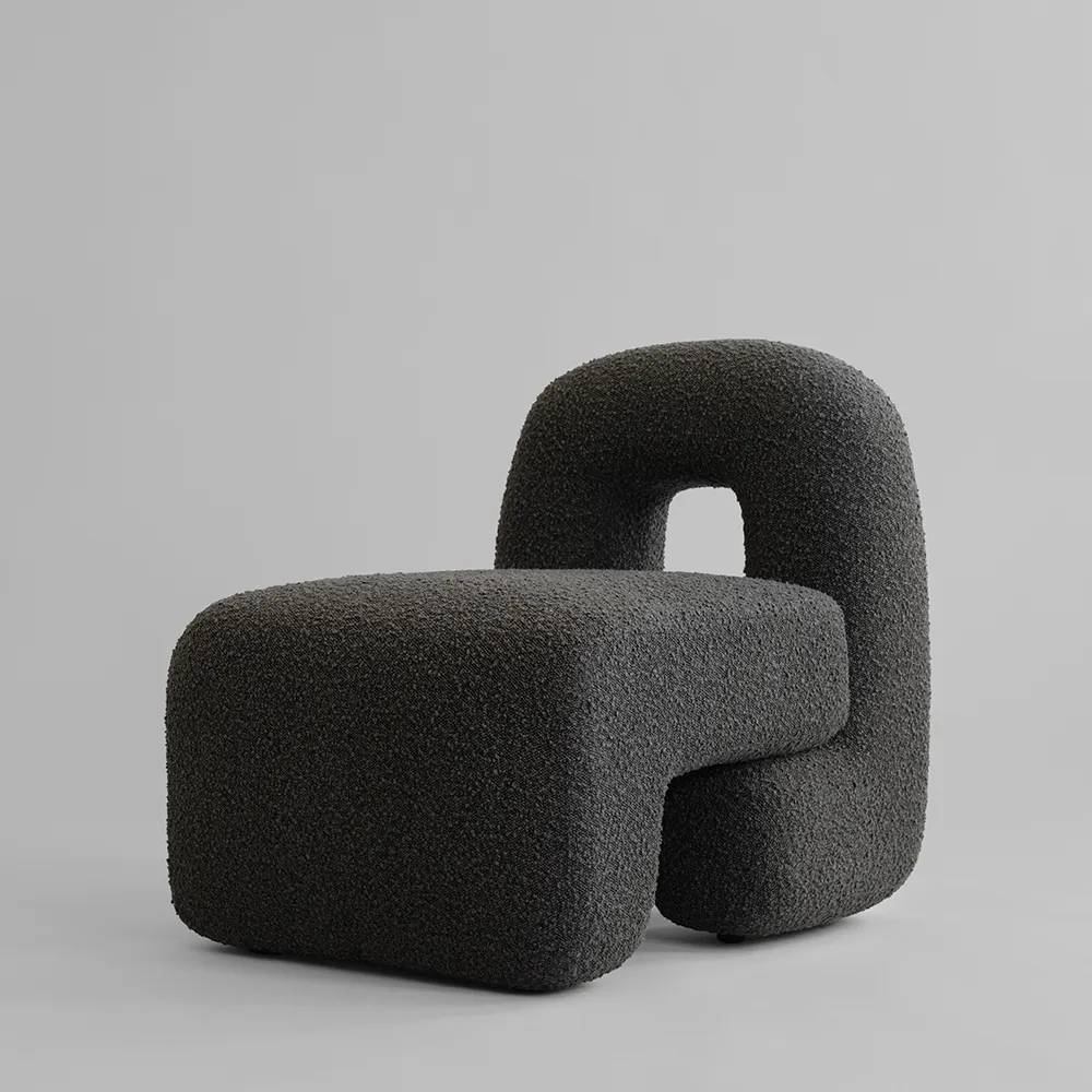 Daiku Lounge Lænestol - Dyb Taupe