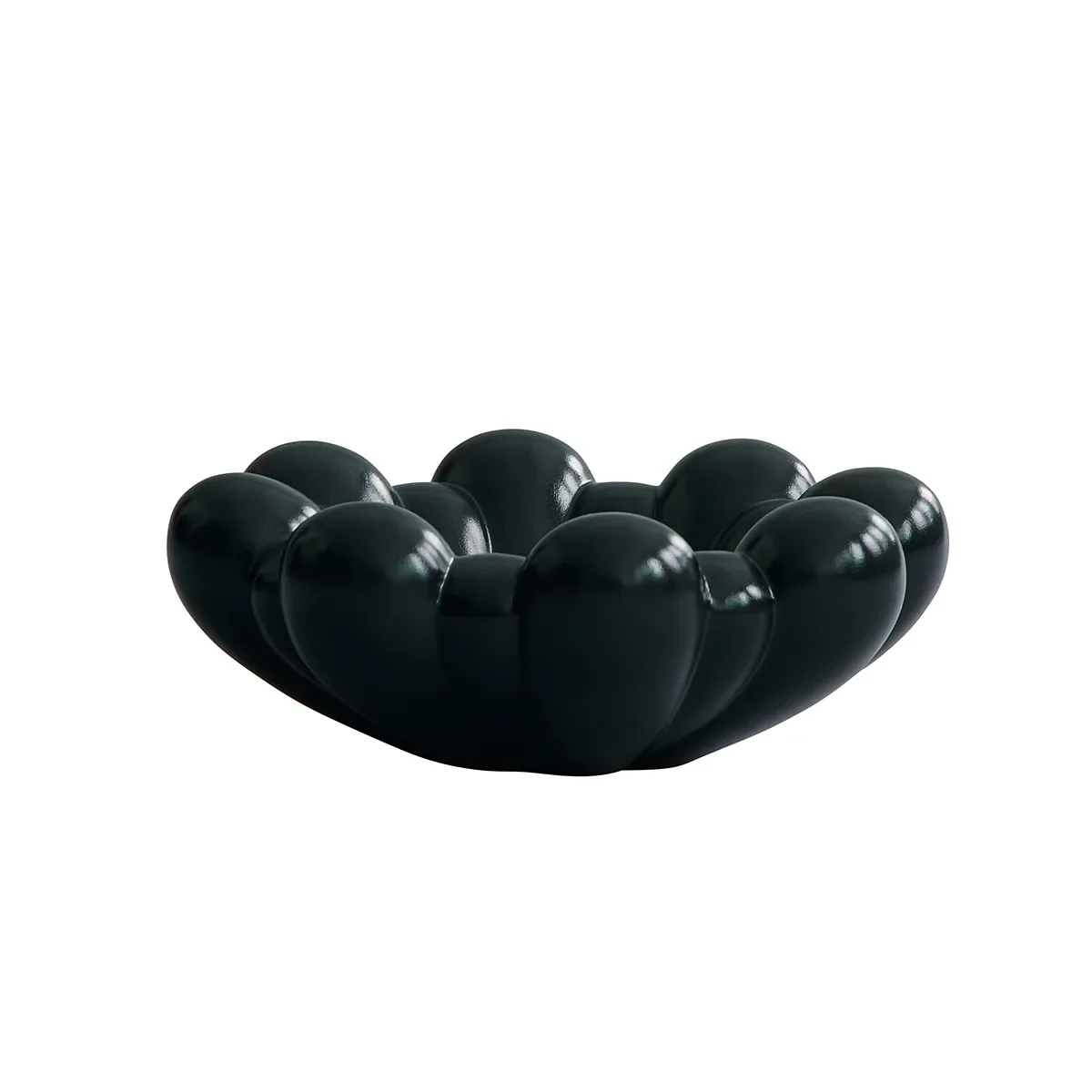 101 Copenhagen, Håndlavet Dekorationsskål Bloom Dark Green Ø 44 cm