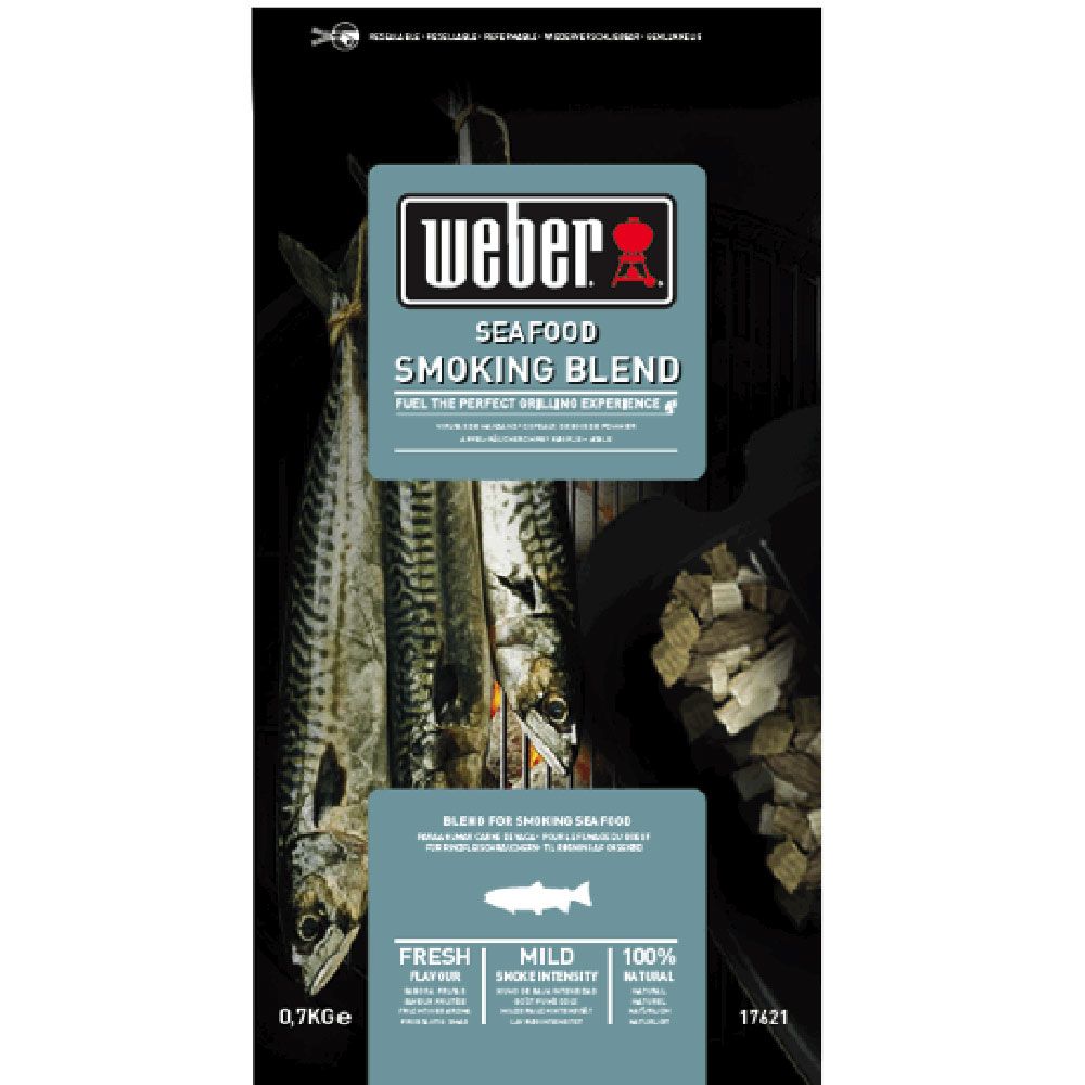 Weber, Røgflis Fisk og Skaldyr 700 g Weber