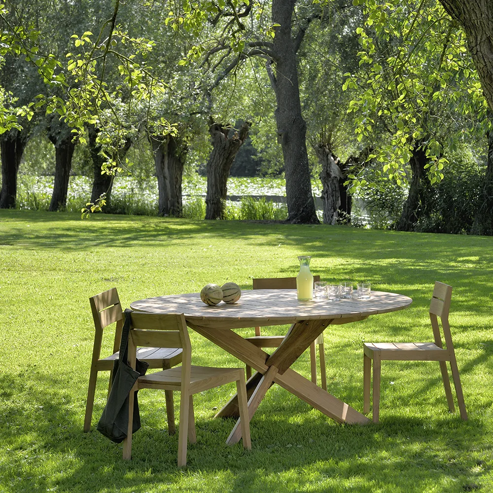 EX1 Spisebordsstol Teak