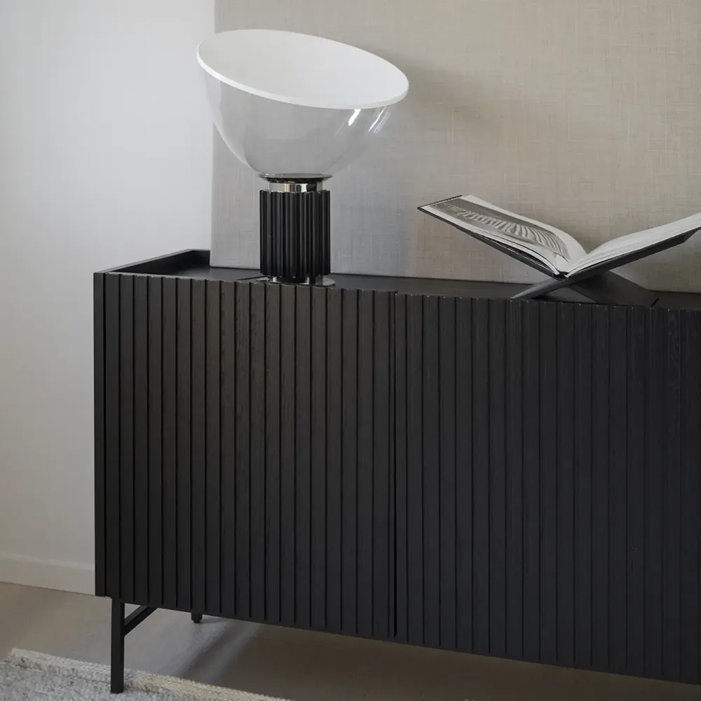 Halifax skænk 160 cm sort