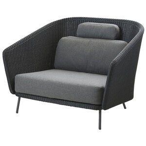 Mega lænestol grafit inkl. Airtouch pudesæt