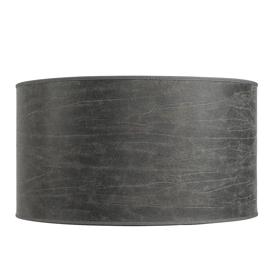 Artwood, Lampeskærm Cylinder Medium Leather Grey Artwood