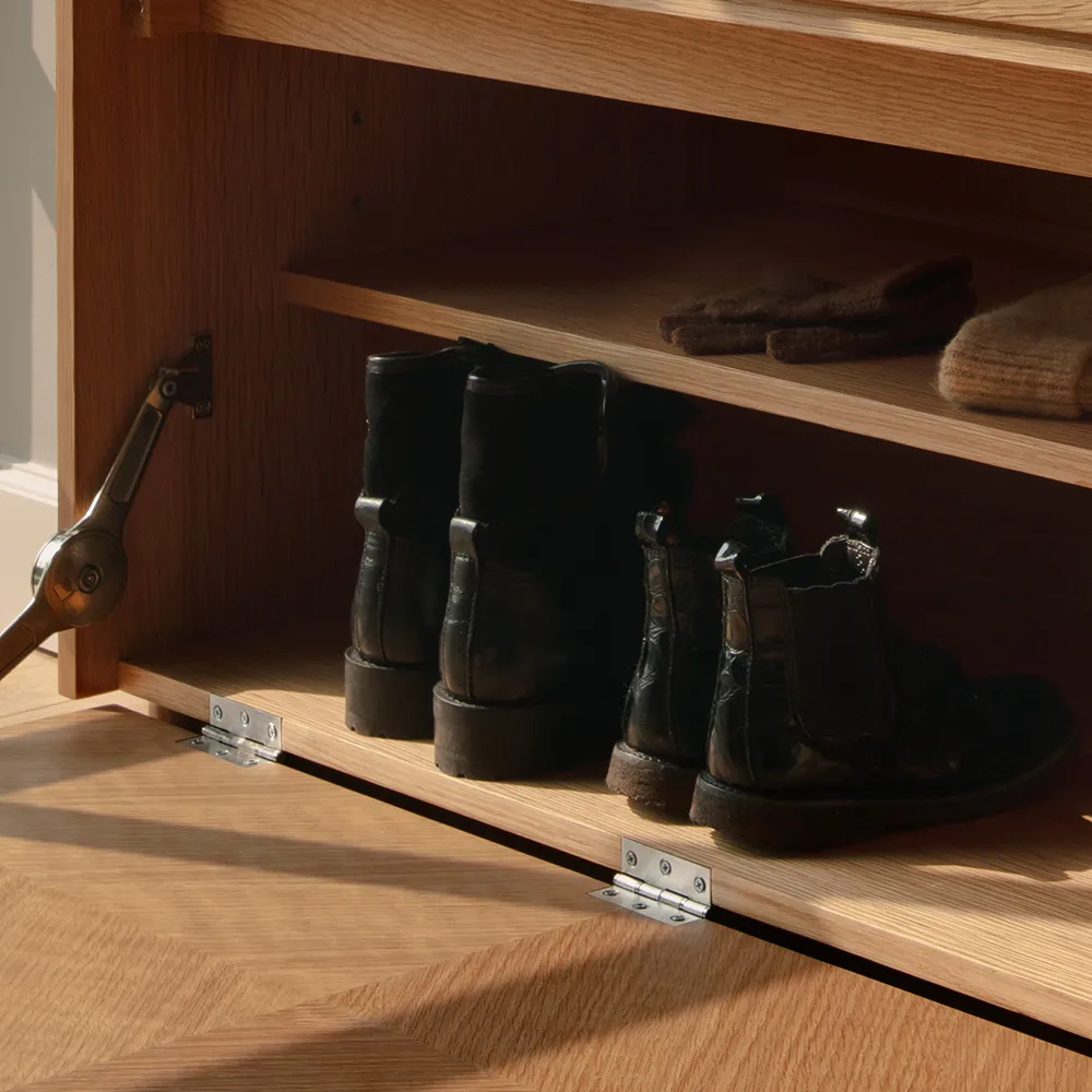 Opbevaringsbænk Hideaway Gitter – Shadow