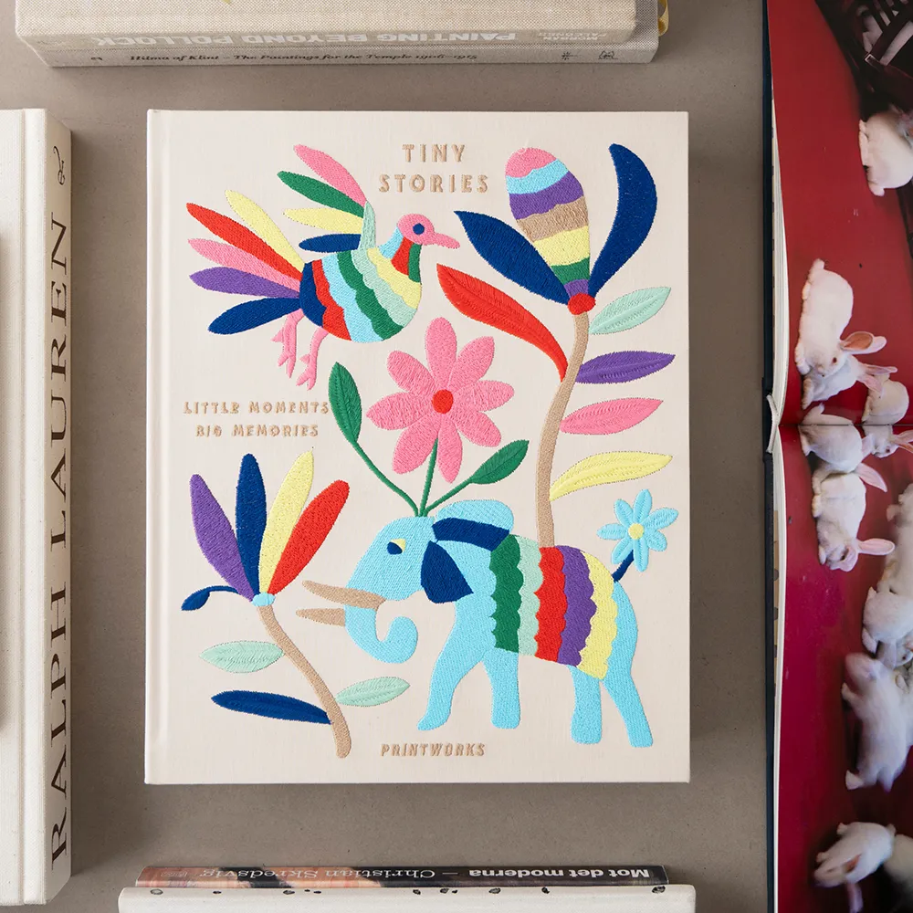 Embroidered Photo Album - Tiny Stories