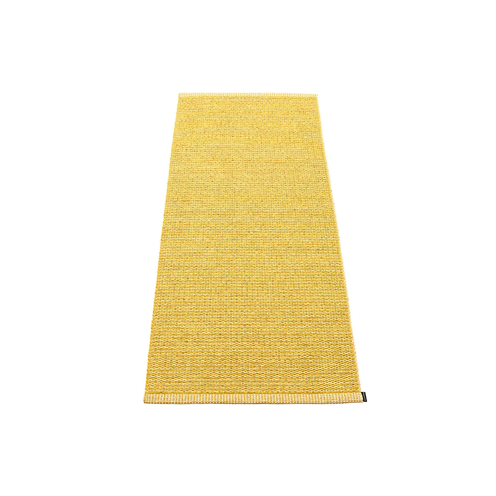 Pappelina, Mono tæppe Pale Yellow/ Mustard 60 x 150 cm