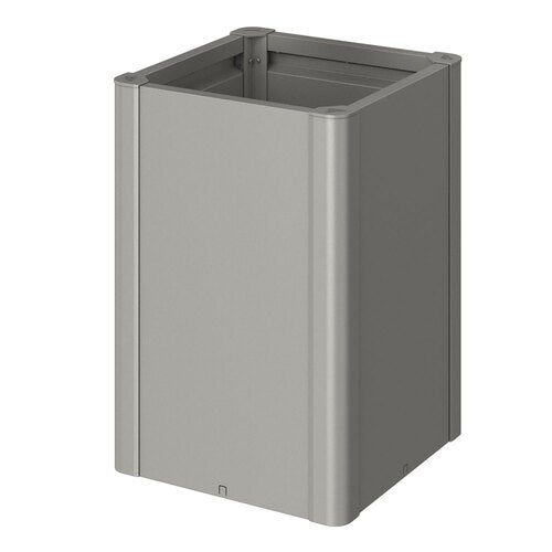 Belvedere plantebed maxi størrelse 50 metallisk kvartsgrå