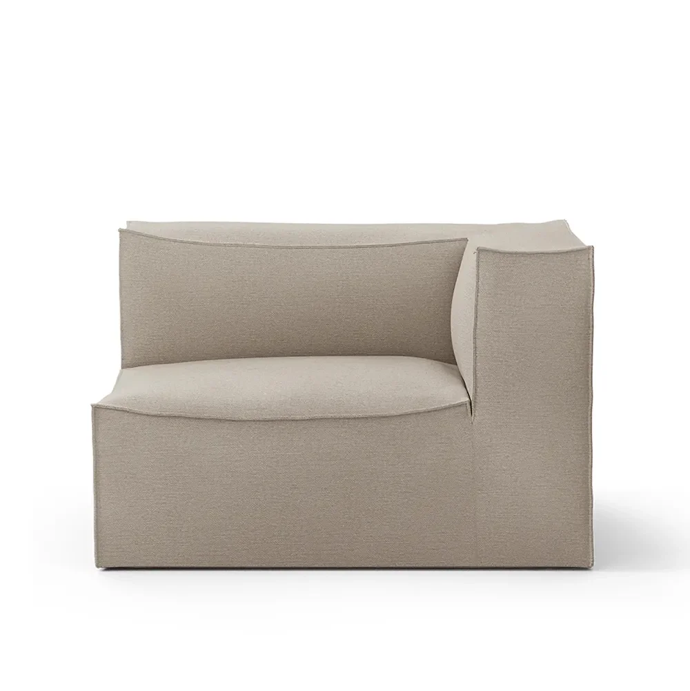 Ferm Living, Catena Sofa Armrest Right S401  - Cotton Linen - Natural